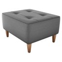Ver imagem 1 de Puff Decorativo para Sala Piva 62x52 Cm E425 Cinza Milani Store