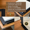 Mesa Gamer Estilo Industrial 100% Mdf Premium 1,00m:branca - 6