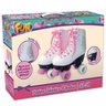 Patins Classico 4 Rodas Branco Tam 33/34 Fun F0010-2 - 1