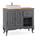 Ver imagem 1 de Balcão Lavabo 0,97m com Cuba - 3058