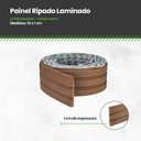 Ver imagem 4 de Painel Ripado Laminado Autocolante Cor Cinamomo Linha Madeto 2,5 Metros Linear