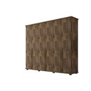 Ver imagem 1 de Roupeiro/armário/guarda Roupas/organizador Estela 6 Portas com Puxadores em Mdf e 5 Gavetas Cor Amad