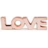 Palavra Decorativa Love em Ceramica Rose GOLD MART 12152 - 1