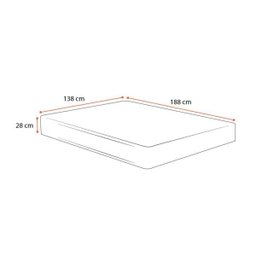 Colchão de Espuma D45 Pillow Top Probel Proforce Plus Casal 138cm - 2