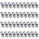 Ver imagem 5 de Kit De 20 Conjuntos De Mesa Dobrável 60x60 Com 2 Cadeiras Preto Cor: Preto