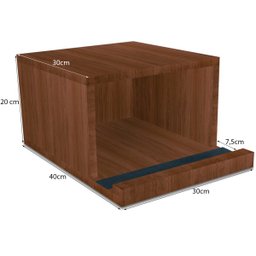 Nicho Suporte De Parede Flutuante Para Pendurar Bike Bicicleta MDF - 6