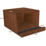 Nicho Suporte De Parede Flutuante Para Pendurar Bike Bicicleta MDF - 6