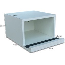 Nicho Suporte De Parede Flutuante Para Pendurar Bike Bicicleta MDF - 6