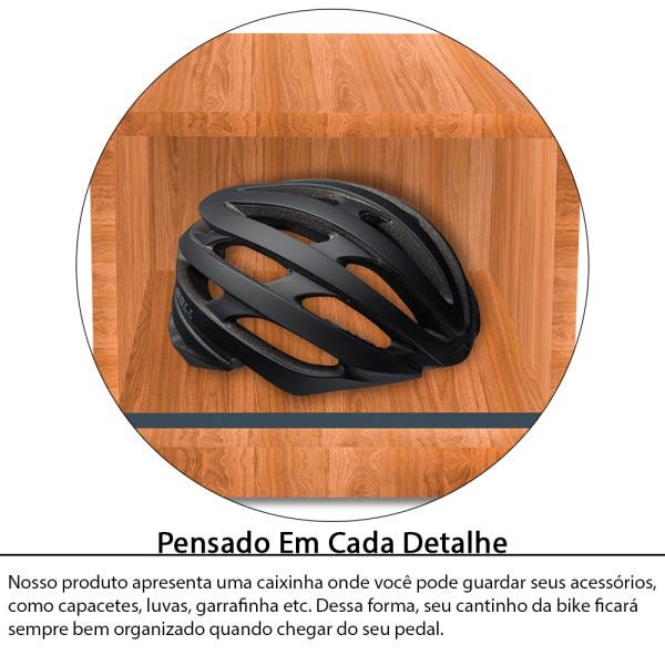 Nicho Suporte De Parede Flutuante Para Pendurar Bike Bicicleta MDF - 3