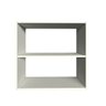 Nicho Minimalista Branco Mdf Organizador Banheiro Lavanderia - Rufatto Decorações - 4