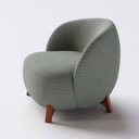 Ver imagem 3 de Poltrona Beirute em Linho Columbia Verde Militar - Home Mobily