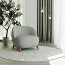 Ver imagem 2 de Poltrona Beirute em Linho Columbia Verde Militar - Home Mobily