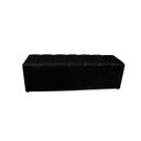 Ver imagem 3 de Jogo Cabeceira e Recamier Baú para Cama Box Casal King 1.95:preto