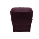 Ver imagem 5 de Poltrona Reclinável Manual Suede Bordô