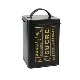 Lata Para Açucar Matt Black 17.5x11.5 cm - 37010002 - La Petite Cuisine - 1