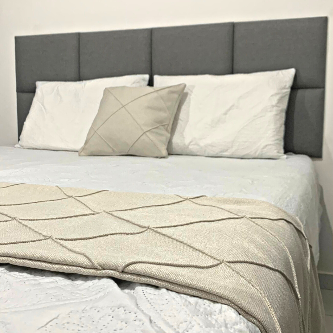 Peseira drapeada chique - Tecido Linho Wolf:Off white