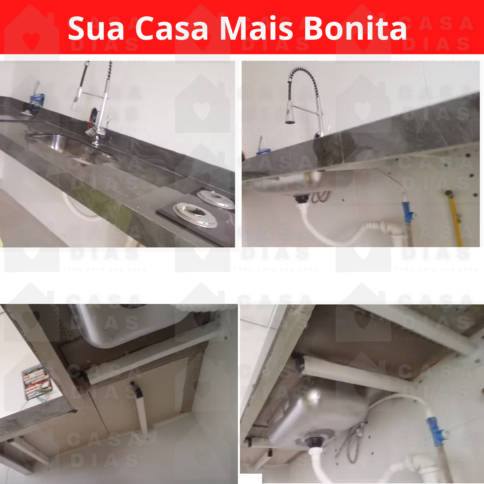 Suporte Para Pia Parafusar Super Reforçado 50cm - 2