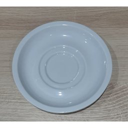 Kit Jogo Conjunto 10 Pires P/ Xícaras de Café e Chá - Porcelana Branca - 5