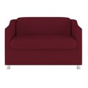 Ver imagem 3 de Namoradeira Elegante 2 Lugares Sala de Estar – Balaqui Decor Cor:Marsala
