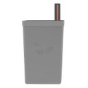 Ver imagem 2 de Vaso Autoirrigável Tramontina Em Polipropileno Cinza 0,6 L