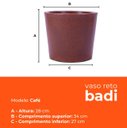 Ver imagem 3 de Vaso Reto Badi Café 28 Terrano