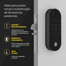 Fechadura Digital Lia Bp Porta de Correr Preta Fosca Yale - 3