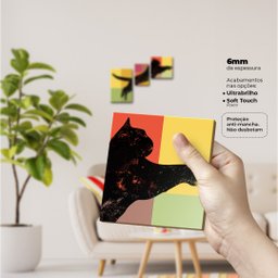 Pulo do Gato- Quadros ou Placas Modulares com 3 Peças - 3