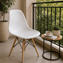 Ver imagem 6 de Kit 4 Cadeiras Eames Charles Eiffel para Sala de Jantar Moderna - Branca