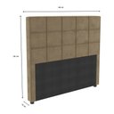 Ver imagem 2 de Cabeceira Estofada Casal 140cm Multimóveis CR35160 Bege