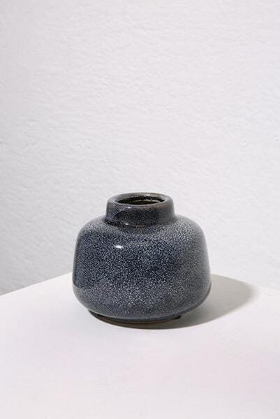 Vaso Cerâmica Laila - Azul Escuro - 2