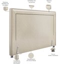 Ver imagem 5 de Cabeceira Cama Box Queen 160 cm P05 Berlim Facto Dunas - Lyam Decor