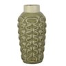 Vaso Decorativo De Cerâmica Com Textura Verde - 17 X 31Cm - 1