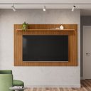 Ver imagem 1 de Painel Decorativo Grace 2.0 Mdp e Mdf Tv até 70 Polegadas Ripado Prateleira Nature G77 - Gran Belo