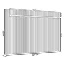 Ver imagem 4 de Painel Decorativo Grace 2.0 Mdp e Mdf Tv até 70 Polegadas Ripado Prateleira Nature G77 - Gran Belo