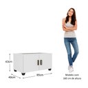 Ver imagem 3 de Caixa de Lenha Embutida com Portas N2 Branco