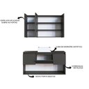 Ver imagem 5 de Gabinete de Banheiro Suspenso 110cm com Espelheira Lavinia C