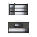 Ver imagem 3 de Gabinete de Banheiro Suspenso 110cm com Espelheira Lavinia C
