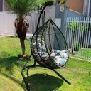 Ver imagem 2 de Balanço Gota em Corda Náutica Verde militar - Tecido Palmares Petróleo