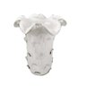 Vaso Decorativo Branco Tipo Murano 30x22cm Decoração Sofisticada - 1