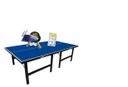 Ver imagem 1 de Mesa Ping Pong Mdp Oficial 15mm Klopf 1001 + Kit Completo Klopf 5031 + Kit Bolinhas Cor Branca Klopf