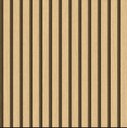 Ver imagem 1 de papel de parede vinilico - modelo ripado - cor madeira natural\preto - codigo unique 5067 - medida 0