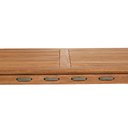Ver imagem 4 de Mesa de Jantar Madeira Retangular 180cm Trammare C07 Corda Verde Oliva - Lyam Decor