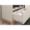 Ver imagem 2 de Rack Bancada P/ Tv até 55 Pol Mondrian 1.5 C/ 1 Porta e 1 Gaveta 150cm Off White Mr/freijo -