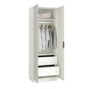 Ver imagem 5 de Guarda Roupa Planejado 100% MDF 2 Portas Orion CabeCasa MadeiraOriginals Bege/Aveia/Linho