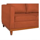 Ver imagem 5 de Sofá 3 Lugares Europa 180 cm Estilo Conforto e Elegância Suede Terracota - ADJ Decor