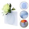 Vaso de Plantas Silicone Adesivo Vidro Kit 10 Flor Água - 10