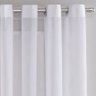 Cortina Linho de Gaze Branca 280x200cm Sala Quarto Janela Fastlar Cortina para Varão - 4
