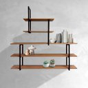 Ver imagem 2 de Estante Flutuante Fixada na Parede Inovadora Moderna 1,00