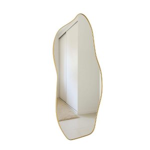Espelho Decorativo Grande de Chão Mountain Moldura Dourada C180 X A80