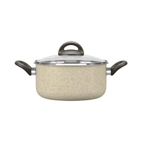 Caçarola com Tampa Brinox Antiaderente 20 Cm 2,65 L Vanilla